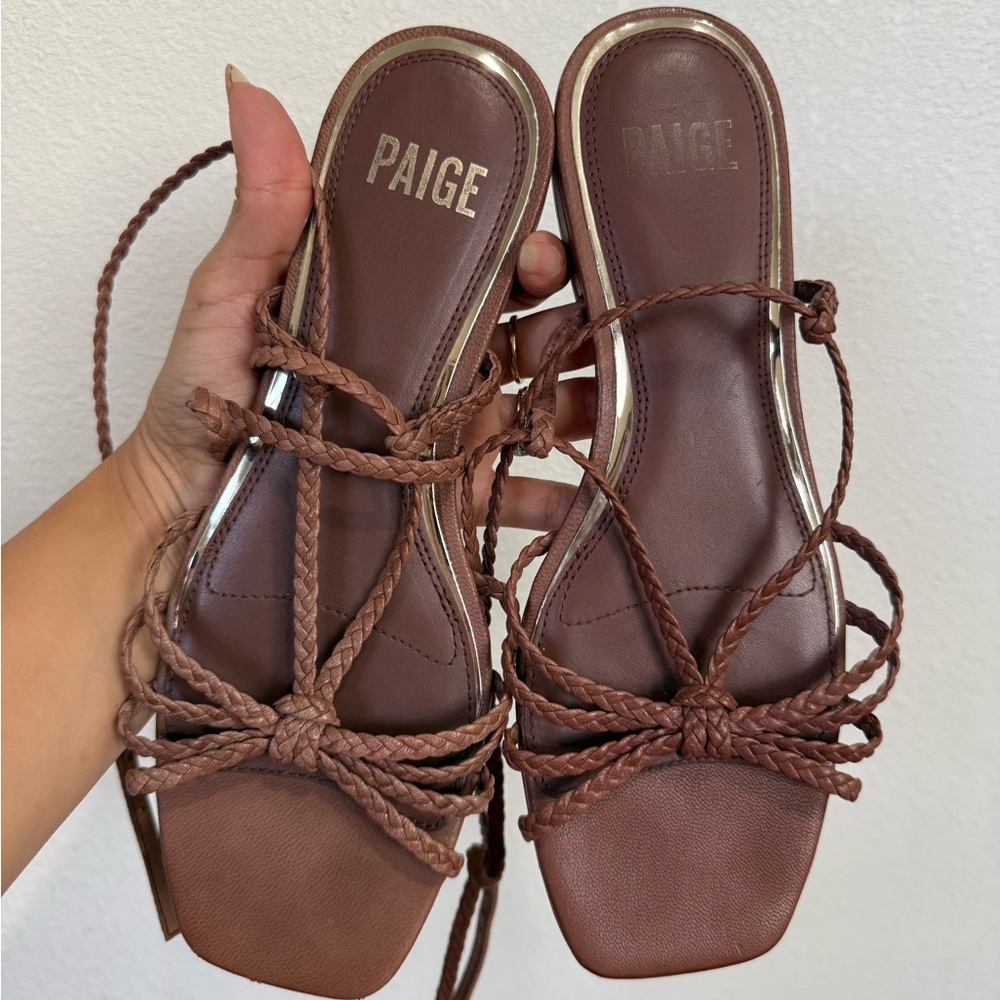 PAIGE Deanna Sandal size 7 bohemian style - Picture 5 of 14